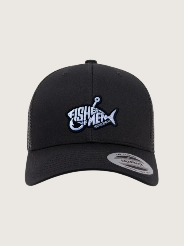 OG Fishers of Men Retro Trucker Hat Blackout