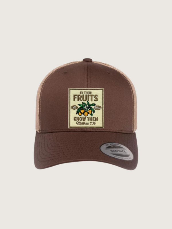 OG Fruits Retro Trucker Hat Brown