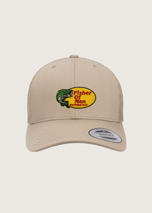 Pro Fisher Retro Trucker Khaki