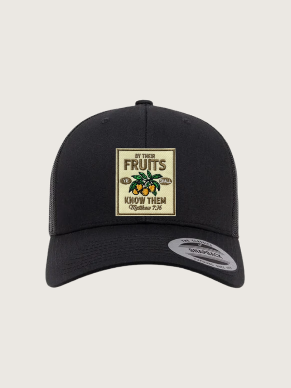 OG Fruits Retro Trucker Hat Blackout