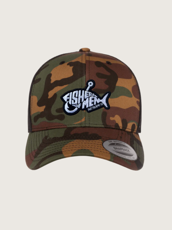 OG Fishers of Men Retro Trucker Hat Camo